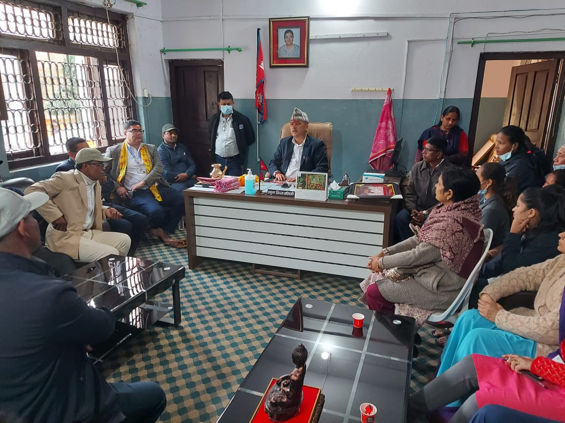 प्रमुख जिल्ला अधिकारी श्री सुरेन्द्र पौडेल ज्यूको विदाई कार्यक्रम